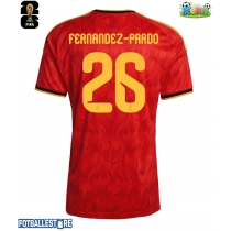 Belgia Matias Fernandez-Pardo #26 Hjemmedrakt VM 2026 Kortermet